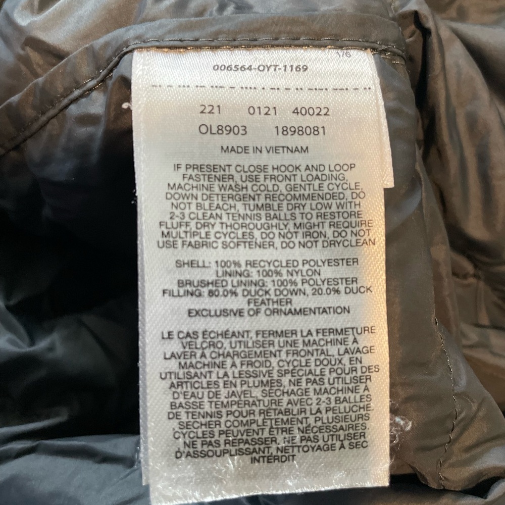 Women's Mountain Hardware Down XL Slate color - Picture 5 of 5